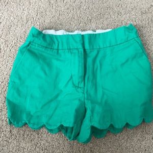 JCrew (crewcuts) lightly worn green shorts